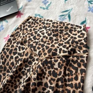 Aerie high waisted cross over Leopard Print Leggings